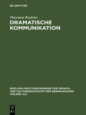 cover image of Dramatische Kommunikation
